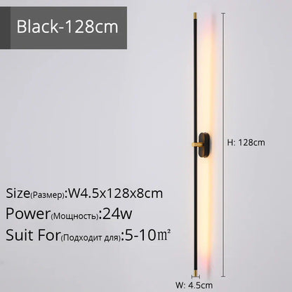 DecorBites™ LED Strip Wall Lamp for Modern Decor in Staircase, Bedroom, or Aisle