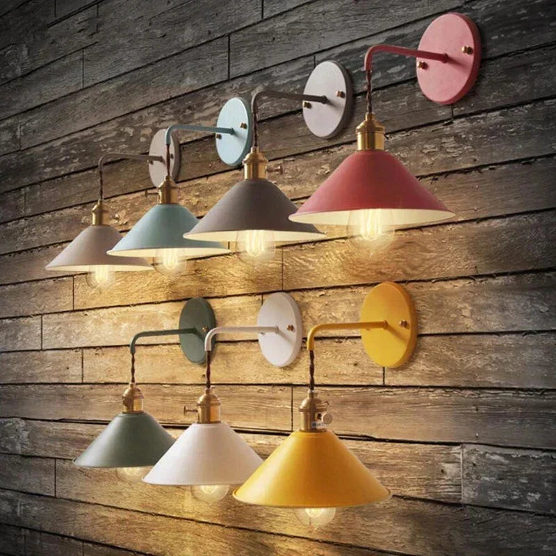 DecorBites™ LED Macarons Colorful Wall Light for Home Improvement and Bed Room