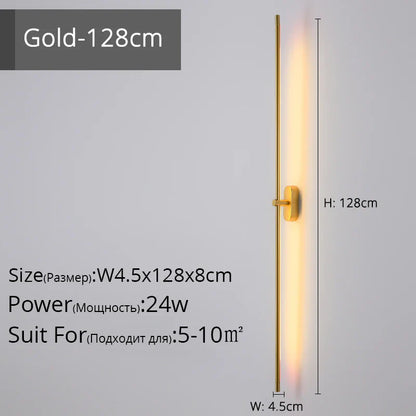 DecorBites™ LED Strip Wall Lamp for Modern Decor in Staircase, Bedroom, or Aisle