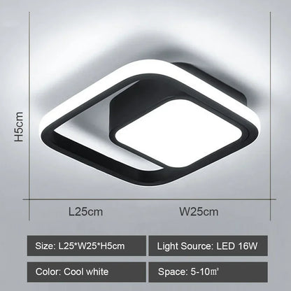 DecorBites™ LED Ceiling Chandelier: Modern Indoor Lighting for Home Bedroom Kitchen Living Room