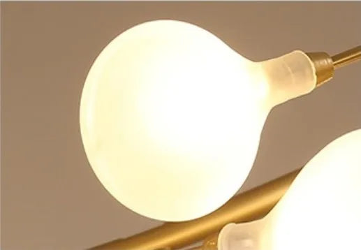 DecorBites™ Linear Firefly Chandelier: Elegant Tree Branch Lighting for Home Decor