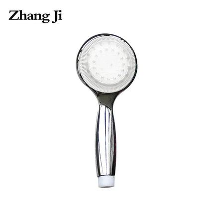 DecorBites™ LED Temperature Controlled Shower Head: Super Large Panel, 3 Color Changes, Chrome Plating