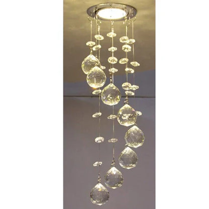 DecorBites™ Crystal LED Downlight for Home Decor, Living Room, Dining, Corridor - Mini Ceiling Lamp