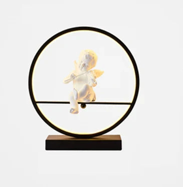 DecorBites™ Angel Doll Bird Table Lamp: Romantic LED Lighting for Home Decor