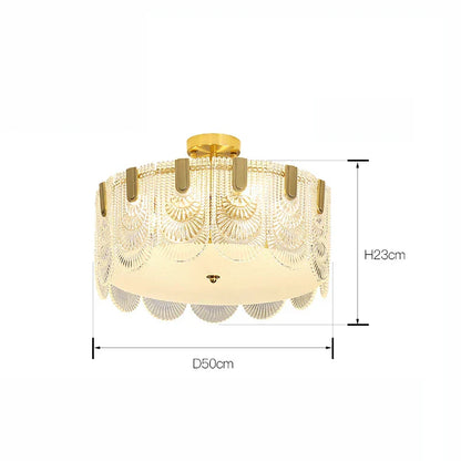DecorBites™ Luxe Palace Ceiling Chandelier - Elegant LED Lighting for Home and Hotel