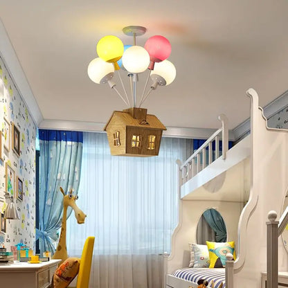 DecorBites™ Balloon Ceiling Chandelier for Kids Room, Bedroom, Living Room, Nursery - Indoor Art Decor