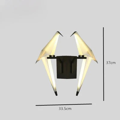 DecorBites™ Love Bird Chandelier Lighting - White Gold Designer Lustre for Dining Room