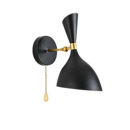 DecorBites™ Black White Nordic Wall Lamps with Switch, Modern Industrial Decor Light for Living Room