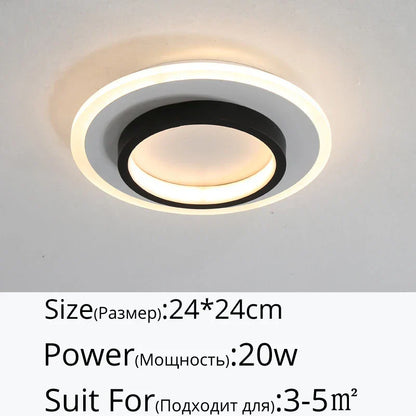 DecorBites™ LED Ceiling Light for Modern Indoor Lighting in Minimalist Style