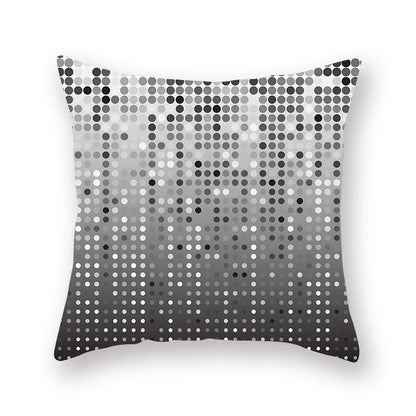 DecorBites™ Geometric Star Stripe Print Pillowcase - Wholesale, 45x45cm