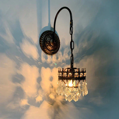 DecorBites™ Crystal Wall Lamp: Luxury Lighting for Bedroom, Living Room, Hotel, Cafe, Lobby