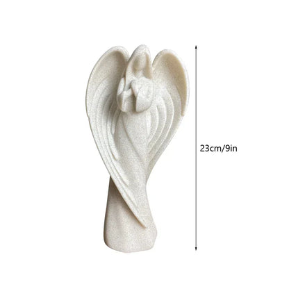 DecorBites™ Angel Wing Girl Resin Statue for Home Decor
