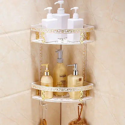 DecorBites™ Bath Hardware Set: Shelf, Towel Rack, Holder, Brush Holder, Towel Hanger, Hooks