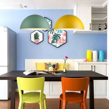 DecorBites™ LED Macaron Pendant Lamp: Modern, Colourful, Perfect for Home, Study, Bedroom, Restaurant