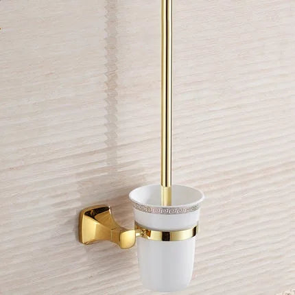 ™ Gold Bathroom Hardware Set for Towels, Paper, Brushes, and More
