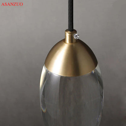 DecorBites™ Crystal LED Pendant Light for Restaurant, Bar & Bedroom