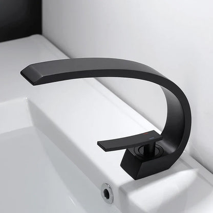 DecorBites™ Black Chrome Basin Faucet Single Handle Bathroom Mixer Tap
