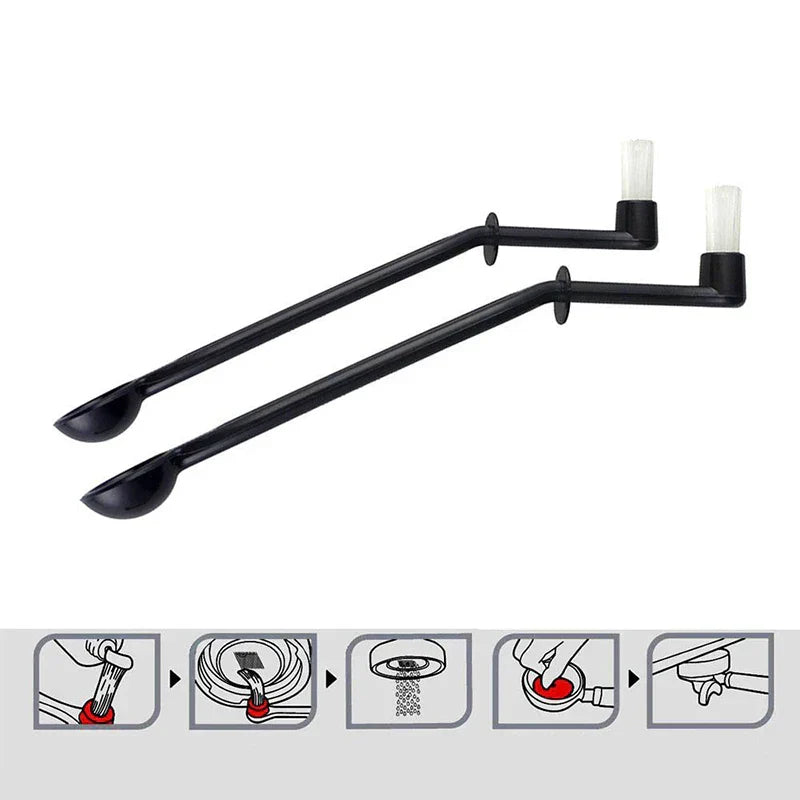 DecorBites™ Coffee Machine Brush: Premium Coffee Grinder Cleaning Tool & Matcha Tea Powder Brush