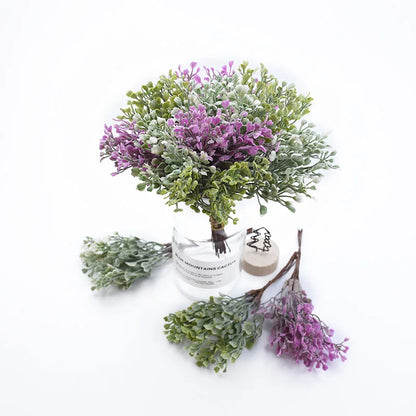 DecorBites™ Artificial Flower Wreath Garland for Home Wedding Decor, DIY Scrapbook & Christmas Ornament