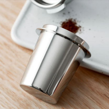 DecorBites™ Espresso Dosing Cup for Espresso Machine - 304 Stainless Steel, 51mm-58mm