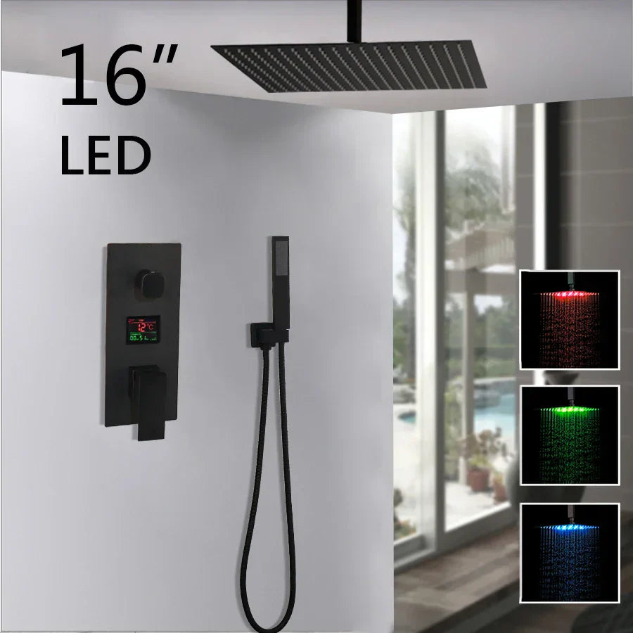 DecorBites™ Digital Display Shower Faucet Set with 3 Functions