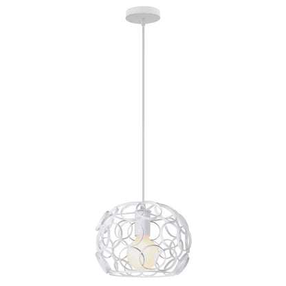 DecorBites™ Industrial Iron Pendant Lights Modern Metal Cage E27 LED Hanging Lamp for Home & Restaurant
