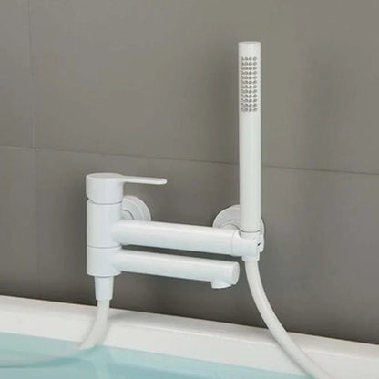 DecorBites™ Gold Bathtub Faucet with Swivel Tub Spout & Full Shower Set.