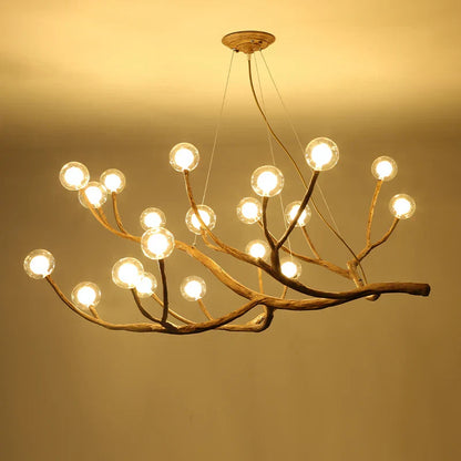 DecorBites™ LED Glass Bubble Chandelier for Restaurant Bedroom LOFT Pendant Lighting