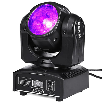 DecorBites™ 65W RGBW Beam LED Moving Head Light for Super Bright Disco Party