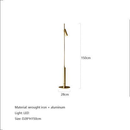 DecorBites™ LED Spotlight Projection Floor Lamp for Modern Minimalist Living Room Decor