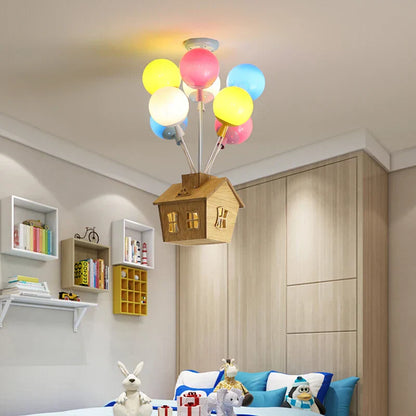 DecorBites™ Balloon Ceiling Chandelier for Kids Room, Bedroom, Living Room, Nursery - Indoor Art Decor