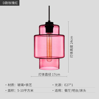 DecorBites™ Geometric Glass Pendant Light Collection: Modern Crystalline Pendant Series
