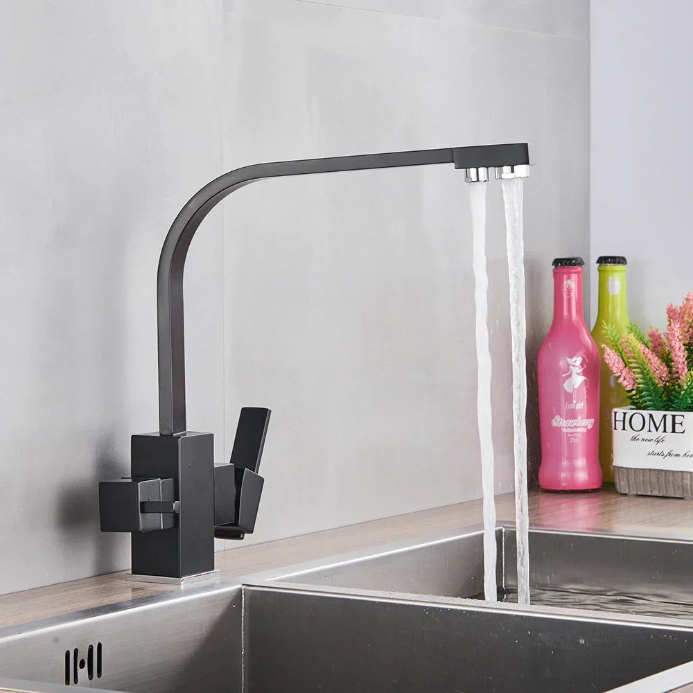DecorBites™ Beige Purity Kitchen Faucet with Purification Function