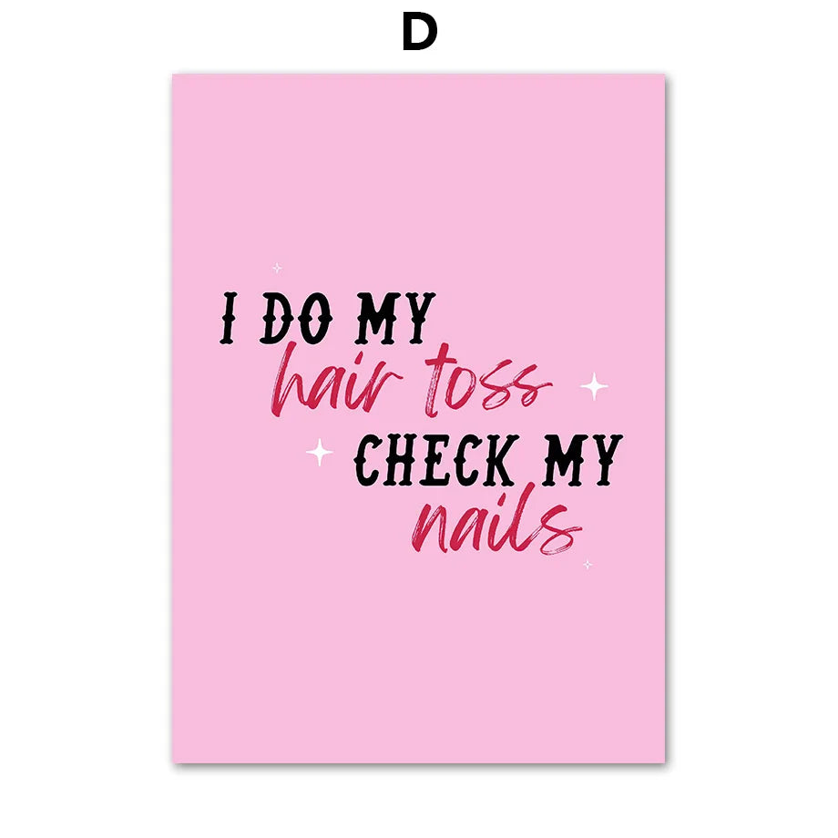 DecorBites™ Beauty Salon Wall Art Set