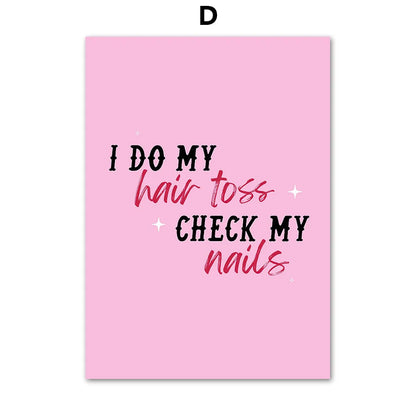 DecorBites™ Beauty Salon Wall Art Set