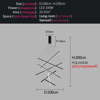 DecorBites™ Bedroom Ceiling Lamp LED Modern Nordic Decor Master Room Warm Romantic