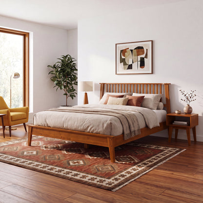 Kaylin Solid Wood Bed Frame