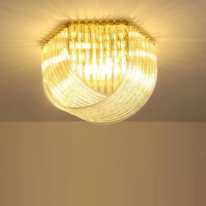 DecorBites™ LED Postmodern Gold Silver Chandelier Lighting for Foyer