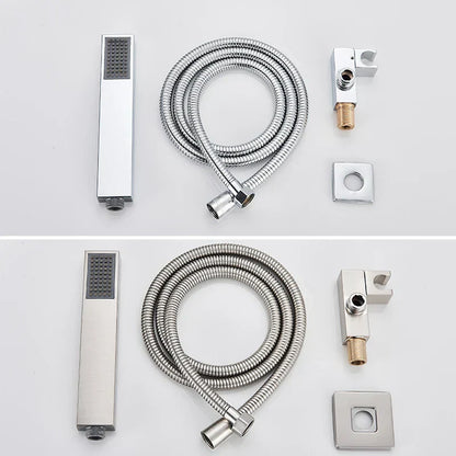 DecorBites™ ABS Plastic Hand Shower with Hose, Bracket | Wall Mounted Handheld Shower