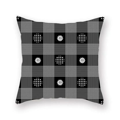 DecorBites™ Geometric Star Stripe Print Pillowcase - Wholesale, 45x45cm