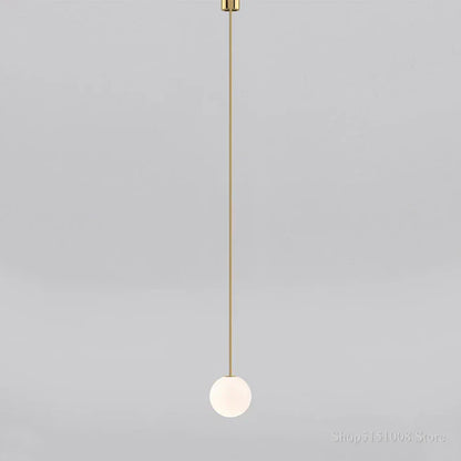 DecorBites™ Glass Ball Pendant Light - Simple Modern LED Kitchen Living Room Lighting