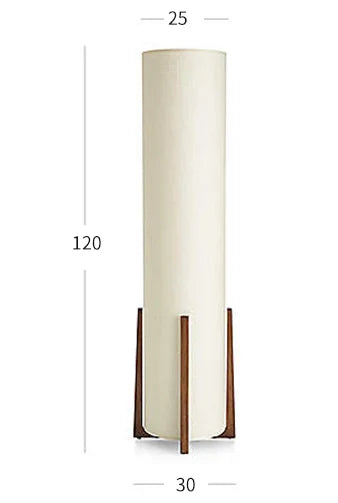 DecorBites™ Chinese Zen Wooden Floor Lamp for Living Room Bedroom Sofa Bedside
