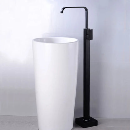 DecorBites™ Black Tall Basin Faucet Single Handle Cold Hot Water Mixer Sink Tap