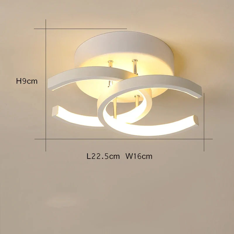DecorBites™ LED Ceiling Light for Modern Indoor Lighting in Minimalist Style