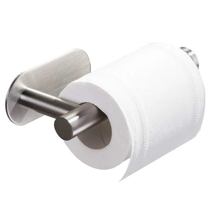 DecorBites™ Brushed Gold Stainless Steel Tissue Holder for Kitchen and Bathroom