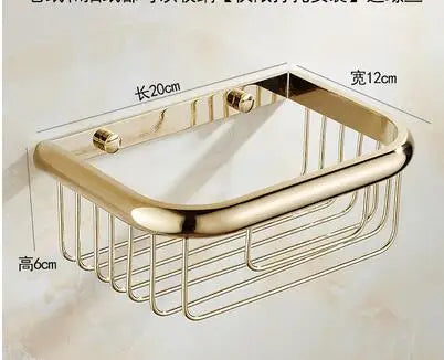 ™ Gold Bathroom Hardware Set for Towels, Paper, Brushes, and More
