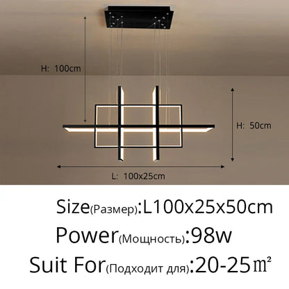 DecorBites™ Geometric Aluminum Pendant Lights for Living Bedroom Restaurant Dining Kitchen Home Décor