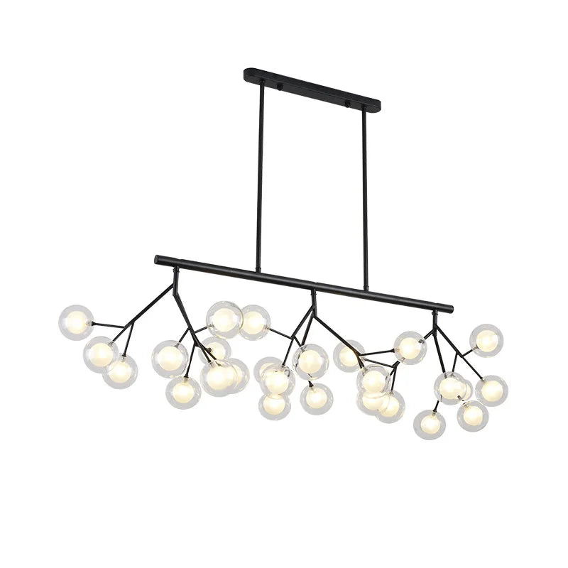 DecorBites™ LED Glass Ball Branch Chandelier | Modern Firefly Art Decor Lighting