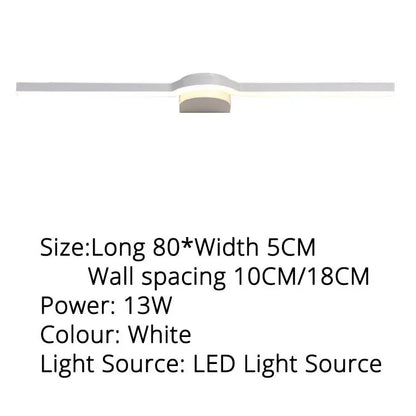 DecorBites™ LED Mirror Wall Sconces for Bathroom Dressing Table, Kitchen - 80cm, 60cm, 40cm