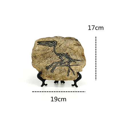 DecorBites™ Dinosaur Fossil Figurine: Retro Resin Animal Statue for Home Décor & Gifts